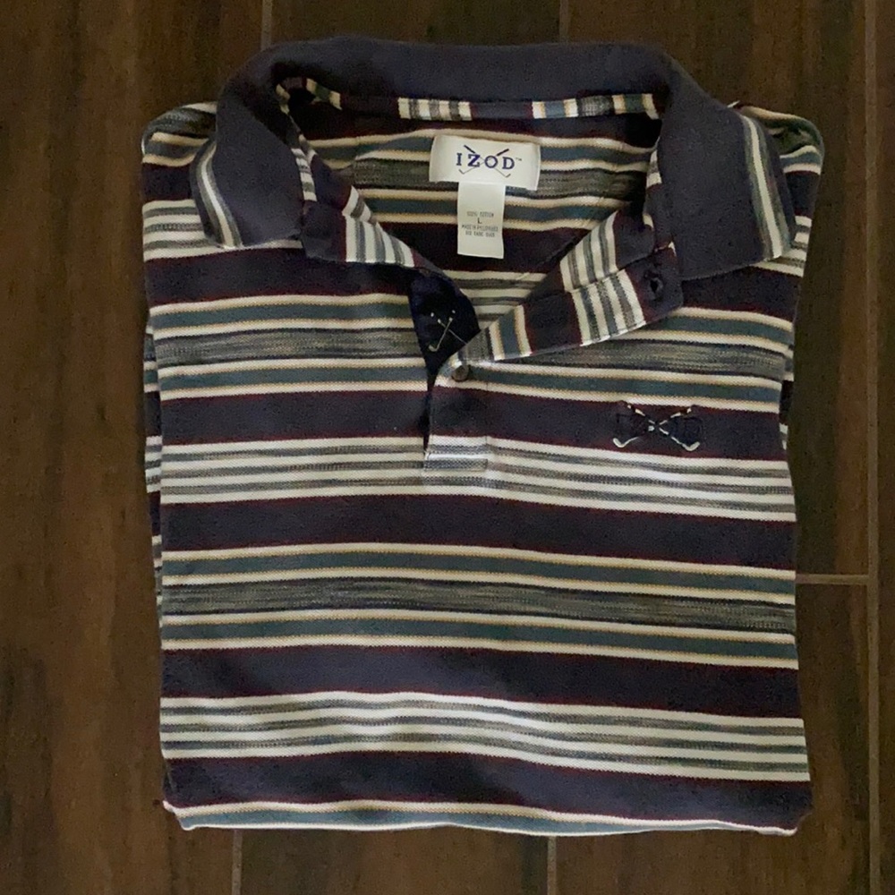 Vintage Izod golf shirt 100% Cotton